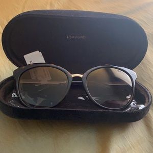 tom ford emma tortoiseshell cat-eye sunglasses